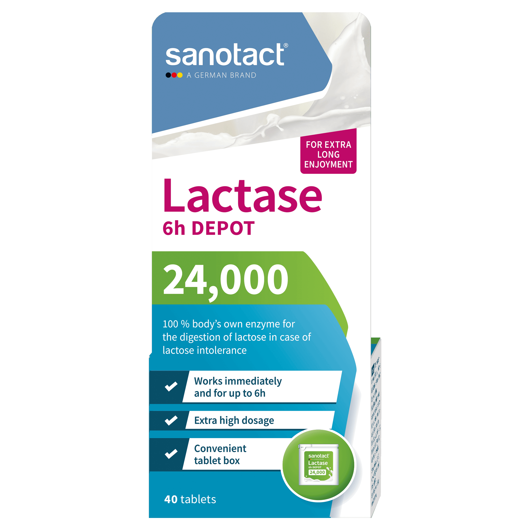 Lactase 24,000 6h DEPOT – Lactase Tablets