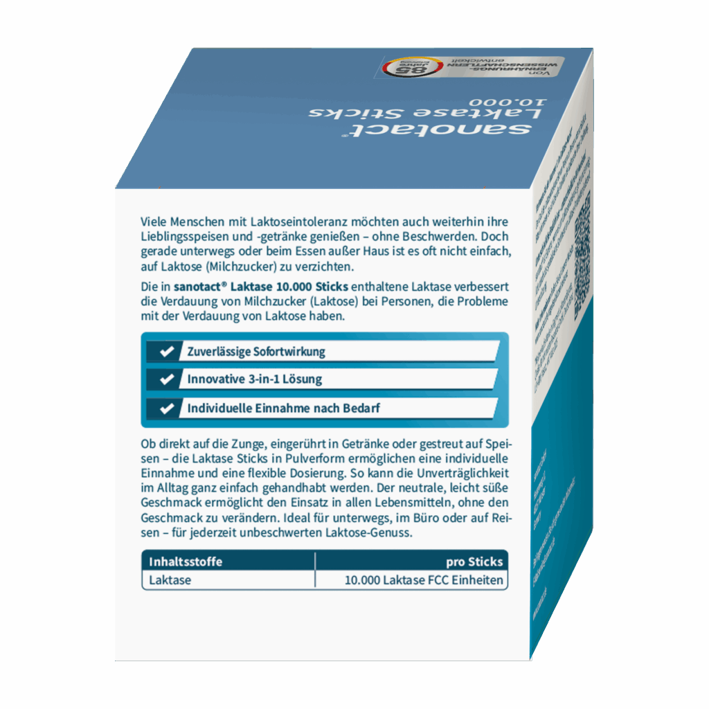 Laktase-Direkt-Sticks