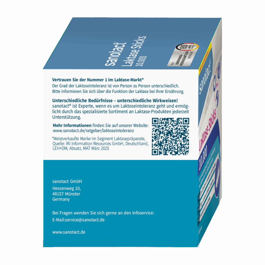 Laktase-Direkt-Sticks
